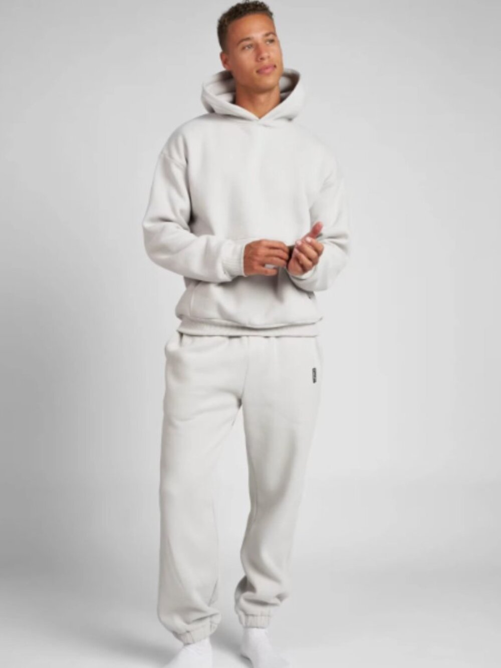 Comfrt Standard Hoodie-Fog-XS - Picture 3 of 6